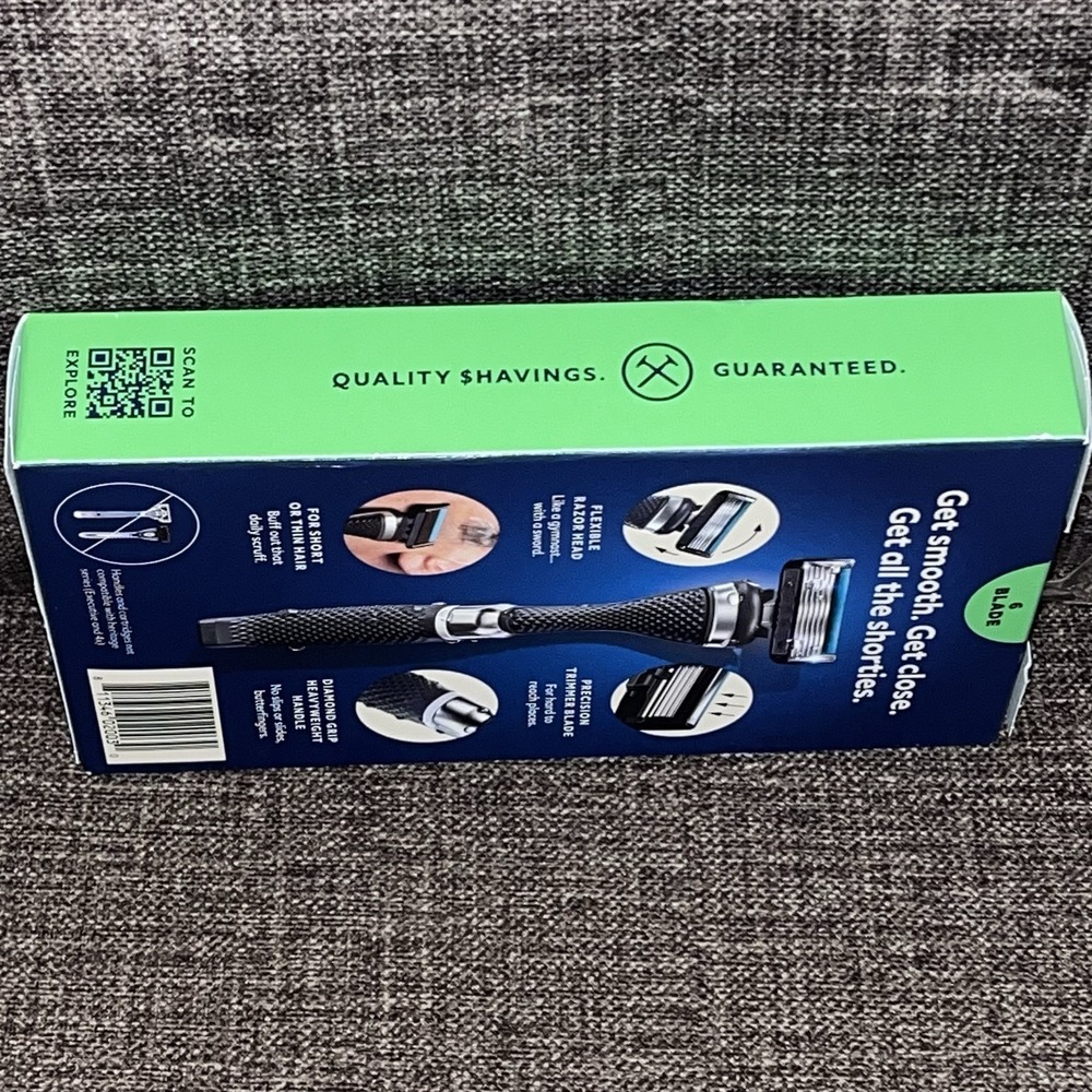 Dollar Shave Club Razor Handle + 2 Cartridges Razor Refills - Picture 3 of 4